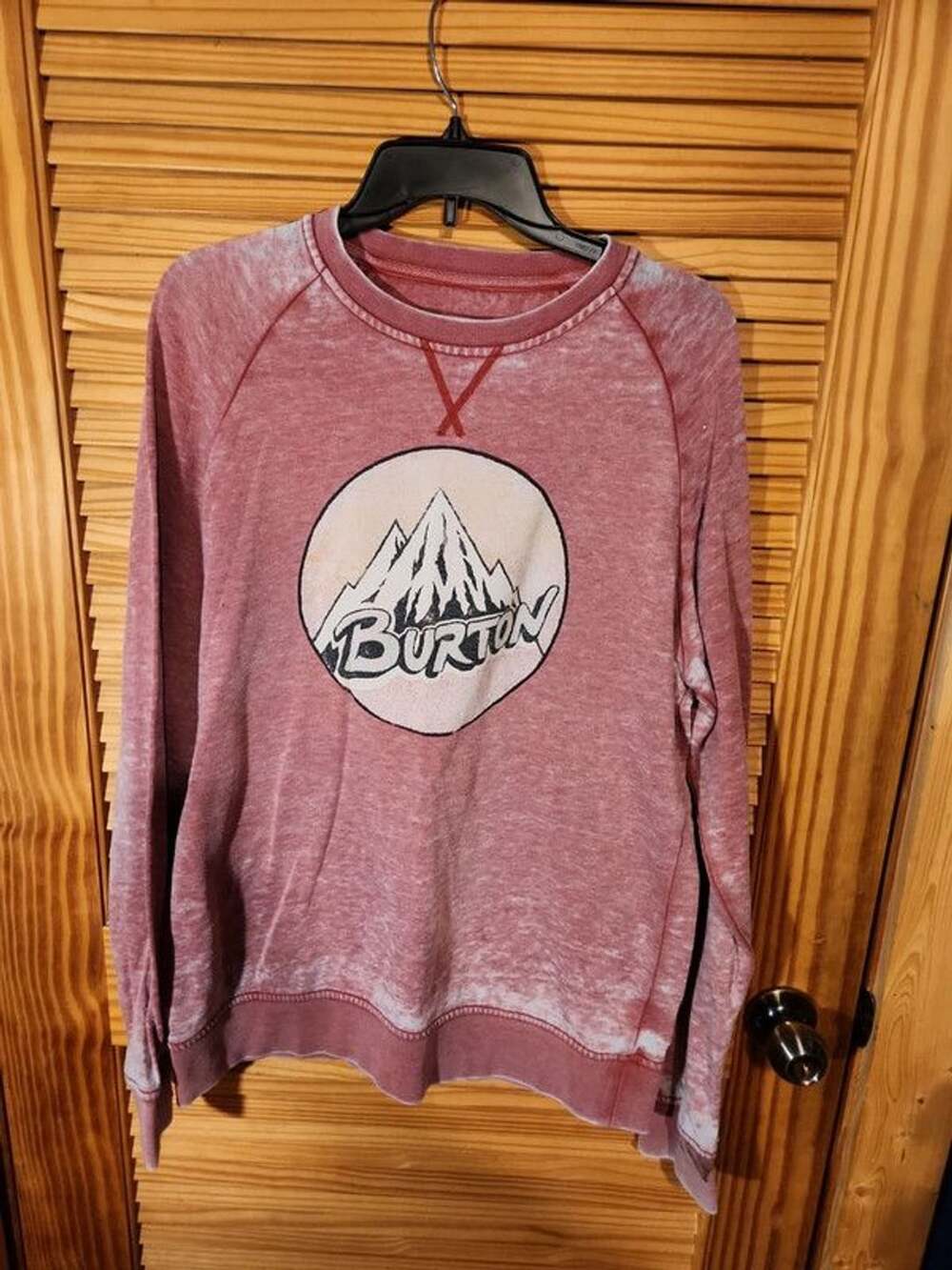 Vintage Burton Durable Goods Retro Mountain Crewneck Sweatshirt - Size M